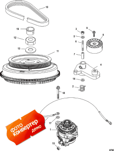 Flywheel/alternator ( / )