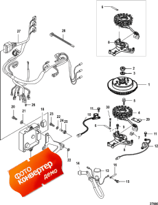 Flywheel, Ecu And Wiring Harness (, Ecu  Wi  )