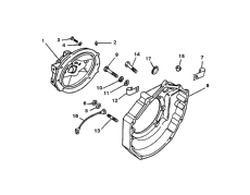 Flywheel Housing (bravo Driveshaft Models) (������� ������ (bravo Drive��� Models))