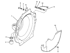 Flywheel Housing (bravo Plug-in Model) (������� ������ (bravo ��������-in Model))