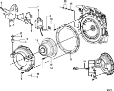 Flywheel Housing Cover (sterndrive) (   (sterndrive))