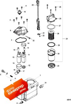 Fuel Module Components -bravo (sn 1a091623 & Above) (Fuel Module Components -bravo (sn 1a091623 & Above))