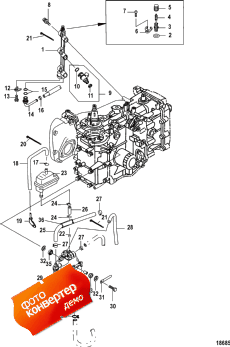 Fuel Rail And Vapor Seperator (   Vapor Seperator)