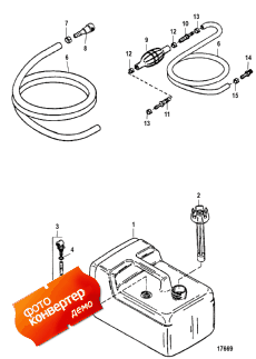 Fuel Tank Assembly (plastic 3.2 Gallon) (    ( 3.2 ))