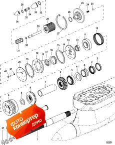 Gear Housing Assembly, Propshaft (    ,   )