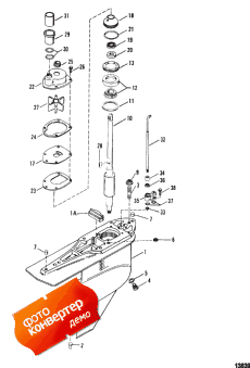 Gear Housing, Driveshaft - Counter Rotation (������ ������� �������, ��� �������� - �������� ��������)
