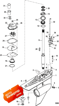 Gear Housing (driveshaft) (counter Rotation) (  (drivesha ) ( ))