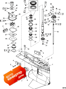 Gear Housing, Driveshaft-standard/counter Rotation (  ,  - /  )