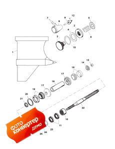 Gear Housing (prop Shaft) (iv Ssm) (  (prop Sha ) (iv Ssm))