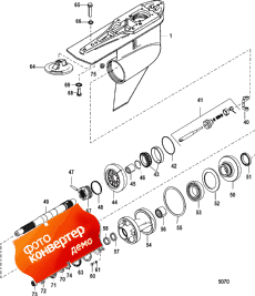 Gear Housing (prop Shaft) (standard Rotation) (  (prop Sha ) ( Rotation))