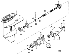 Gear Housing, Propeller Shaft (   )