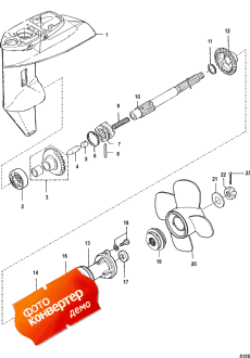 Gear Housing, Propeller Shaft-bigfoot (   -bigfoot)