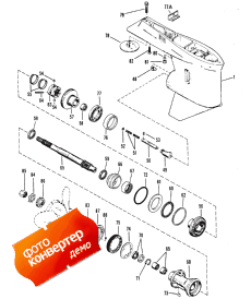 Gear Housing (propeller Shaft)lhr 2-hole Water Pick-up (�������� ������ (��� �������� �����) lhr 2-hole Water Pick-����)