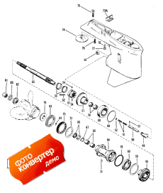 Gear Housing (propeller Shaft)rhr 2-hole Water Pick-up (�������� ������ (��� �������� �����) rhr 2-hole Water Pick-����)
