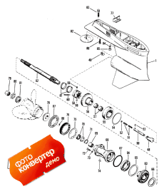 Gear Housing (propeller Shaft)rhr 4-hole Water Pickup (�������� ������ (��� �������� �����) rhr 4-hole Water Pick����)