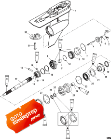 Gear Housing, Propeller Shaft-standard-fleetmaster (   --fleetmaster)