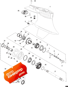 Gear Housing, Propeller Shaft-standard-sportmaster (   --sportmaster)