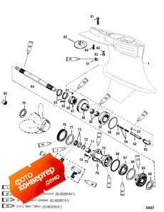 Gear Housing, Propeller Shaft-standard-sportmaster (   --sportmaster)