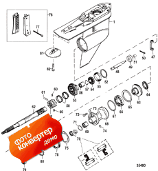 Gear Housing, Propeller Shaft-standard-torquemaster (   --torquemaster)