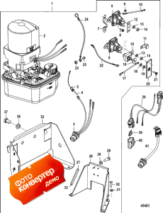 Hydraulic Pump And Bracket (Hydraulic   )