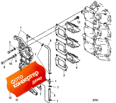 Inlet Manifold And Reed Block (   Reed Block)