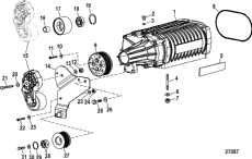 Intake Components (supercharger Assembly) (  Components (sercharger Assembly))