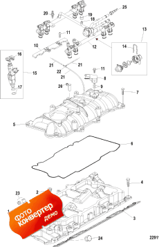 Intake Manifold And Fuel Rail (    )