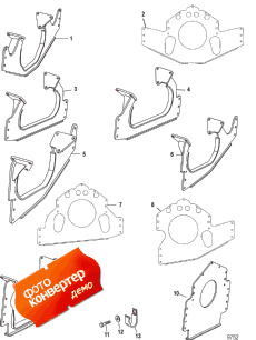 Mount Plates - Engine ( s - )