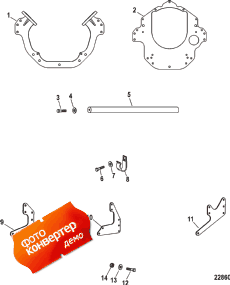 Mount Plates (engine - Design Ii) ( s ( - Design Ii))