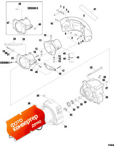 Nozzle And Rudder (serial Number 0e345000 Thru 0e369299) (Nozzle  Rudder (  0e345000 Thru 0e369299))