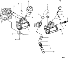 Oil Cooler And Filter Assembly (Oil Cooler   Assembly)