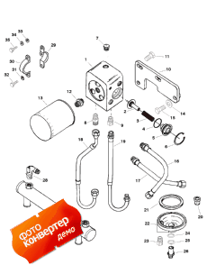 Oil Cooler, Oil Filter And Adaptor (Oil Cooler,    )