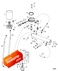 Oil Cooler / Oil Filter (serial # 0m953905 And Up) (Oil Cooler / �������� ������ (serial # 0m953905 � ����))