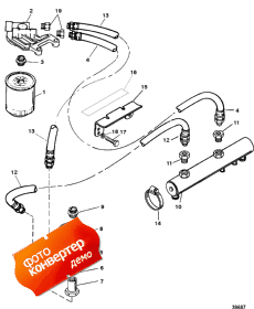 Oil Filter And Adaptor (502) (s/n F114529 & Up) (    (502) (s / n F114529 & ))