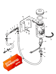 Oil Reservoir Components (round Oil Bottle) (Oil ��������� Components (round Oil Bottle))