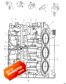 Oiling System (center Main - Port) (Oiling System (center Main - Port))