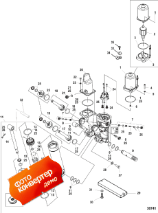 Power Trim Components (cast Pump Housing) (���������� ��������� ������� (cast ����� ������))