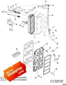 Reed Block And Cylinder Head (Reed Block � ������� ����� ��������)
