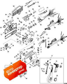 Remote Control-4000 Side Mount (non Power Trim) ( -4000   ( Power trim))