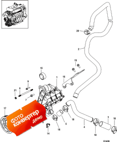 Sea Water Pump, 0m966603 And Below (Sea  , 0m966603  )