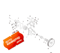 Sea Water Pump Assembly (alpha / Bravo Closed Cooling) (Sea   Assembly (alpha / Bravo Closed ))