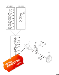 Sea Water Pump Assembly (use With Bravo Engines) (Sea   Assembly (use With Bravo s))