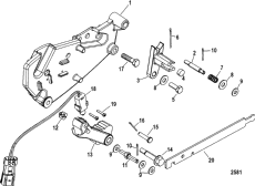 Shift Bracket (bravo) (sn-0m660000 And Up) (  (bravo) (sn-0m660000  ))