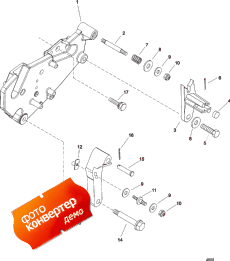 Shift Bracket (mechanical Shift ) (sn-0m659999 And Below) (  (mechanical  ) (sn-0m659999  ))