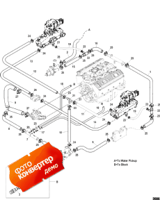 Standard Cooling System (air Actuated Drain) (  System (air Actuated Drain))