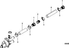 Standard Cooling System, Sea Pump Hoses (  System, Sea  s)