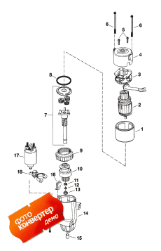 Starter Assembly (50-806964a3) (bravo Plug-in) ( Assembly (50-806964a3) (bravo -in))