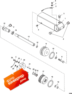 Steering Cylinder (integrated Transom) (������� ������� ������� (integrated Transom))
