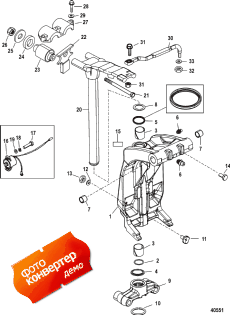 Swivel Bracket And Steering Arm (     )