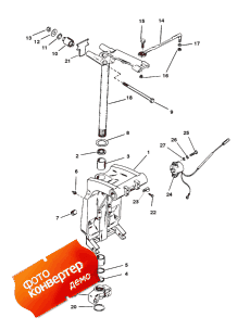 Swivel Bracket And Steering Arm (     )